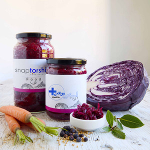 ساورکرات تخمیری کلم قرمز