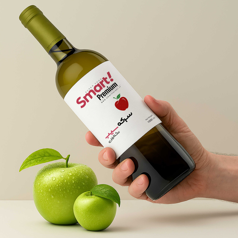 سرکه سیب تخمیری لایت (یک لیتر)